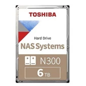 TOSHIBA 3.5" 6TB N300 HDWG460UZSVA 7200 RPM 256MB SATA-3 NAS Diski - 1