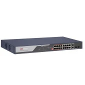 HIKVISION 16port 225w FULL PoE DS-3E0318P-E(C) 10/100 2X UPLINK-2X SFP Yönetilemez Switch - 2