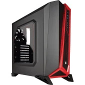 CORSAIR CARBIDE SPEC-ALPHA KC-CC-9011085-WW GAMING MID-TOWER PC KASASI SIYAH KIRMIZI thumbnail 1