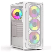 GAMEBOOSTER GB-T005MW GAMING MID-TOWER PC KASASI BEYAZ thumbnail 1