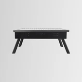 Nurgaz Ng-Kmb Kara Mangal Büyük Boy Katlanır Ayaklı Çantalı - 4