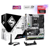 ASROCK Z790 STEEL LEGEND WIFI-6E DDR5 HDMI-DP PCIE 5.0 1700P ATX - 1