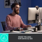 LOGITECH Mx Master 3S Kablosuz 8000Dpı Performans Mouse Siyah 910-006559 - 3
