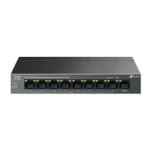 TP-LINK 8port LS109P 10/100 1-UPLINK 63W FULL POE YÖNETİLEMEZ SWITCH thumbnail 1