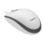 LOGITECH M100 Kablolu Mouse Beyaz 910-006764 thumbnail 1