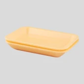 Tek Kullanımlık Köpük 2000 Gr. Sarı Servis Et Kıyma Saklama Tepsi Tabak -265x175x35mm. -100 Adet thumbnail 1