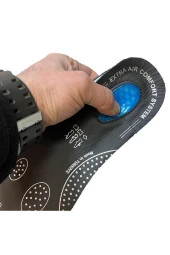 Air Confort Topuk Dikeni Jel Takviyeli Fusped Ortopedik Deri Taban 1 Çift 40-41 thumbnail 3