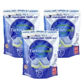 Turkishcare Hepsi 1 Arada 40 lı Bulaşık Makinası Tableti x 3 Paket (120 Tablet) - 1