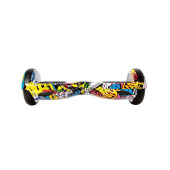CityMate Elektrikli Kaykay Scooter Hoverboard 6.5 Inch Yaprak Grafity Desenli Akıllı D01 - 2