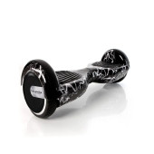 CityMate Elektrikli Kaykay Scooter Hoverboard 6.5 Inch Yaprak Grafity Desenli Akıllı D02 - 1