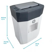 HP OneShred Auto 80CC Otomatik Beslemeli Evrak İmha Makinesi-Çapraz kesim-4,3x12mm-15lt - 3