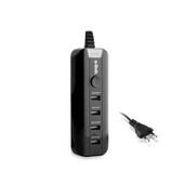 S-Lınk Tel Aks.Şarj Sl-M4 Gsm Tablet 4000Mah 4 Port Usb Siyah Ev Şarj Adaptör - 2