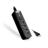 S-Lınk Tel Aks.Şarj Sl-M4 Gsm Tablet 4000Mah 4 Port Usb Siyah Ev Şarj Adaptör - 1