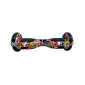 CityMate Elektrikli Kaykay Scooter Hoverboard 6.5 Inch Yaprak Grafity Desenli Akıllı D011 - 2