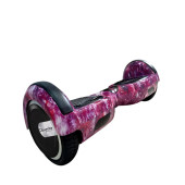 CityMate Elektrikli Kaykay Scooter Hoverboard 6.5 Inch Yaprak Grafity Desenli Akıllı D013 - 1