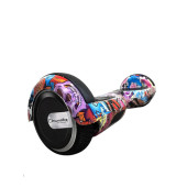 CityMate Elektrikli Kaykay Scooter Hoverboard 6.5 Inch Yaprak Grafity Desenli Akıllı D016 - 2