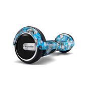 CityMate Elektrikli Kaykay Scooter Hoverboard 6.5 Inch Yaprak Grafity Desenli Akıllı D020 - 1