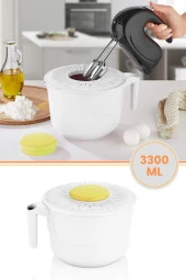 2'si 1 Arada Çok Amaçlı Papatya Mikser Kabı - Kase - 1