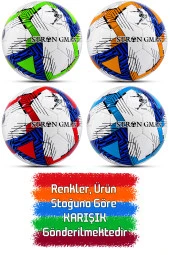 Telvesse Futbol Topu Pompalı Set Profesyonel El Dikişli Dayanıklı Sert Zemin Halı Saha Topu 701 No:5 thumbnail 2