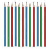 Gen-Of HB Köşeli Kurşun Kalem (GEN-6000) 12 Adet - 3