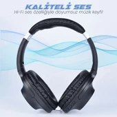 Zore BT850 Ayarlanabilir ve Katlanabilir 90 Derece Dönebilen Kulak Üstü Bluetooth Kulaklık - 5