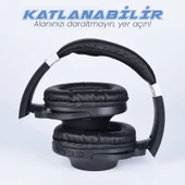 Zore BT850 Ayarlanabilir ve Katlanabilir 90 Derece Dönebilen Kulak Üstü Bluetooth Kulaklık - 3