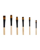 Rich Düz Kesik Fırça Seti 6lı Set 3 - 2