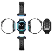 Apple Watch 38mm Zore KRD-88 Sert PC Kasa Koruyuculu Silikon Kordon - 4