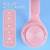 Zore M6 Pro Ayarlanabilir ve Katlanabilir Kulak Üstü Bluetooth Kulaklık - 2