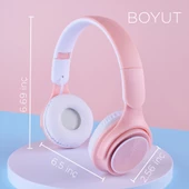 Zore M6 Pro Ayarlanabilir ve Katlanabilir Kulak Üstü Bluetooth Kulaklık - 5