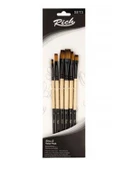 Rich Düz Kesik Fırça Seti 6lı Set 3 - 1