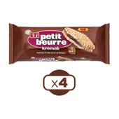 Eti Kakaolu Fındık Kremalı Petibör Bisküvi 270 gr x 4 Adet - 1