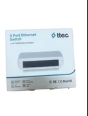 Ttec 05100SW 5 Portlu, 10/100 Fast Ethernet, Tak Çalıştır Switch thumbnail 4