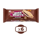 Eti Kakaolu Fındık Kremalı Petibör Bisküvi 270 gr x 6 Adet - 1