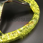 Şeffaf Sarı Direksiyon Momo 35cm Kabarcıklı Direksiyon A+ Süper Ürün - 3