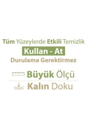 Baby Turco Doğadan Pratik Yüzey Temizlik Havlusu 100 yaprak - 4