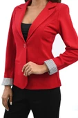 Kadın Tek Düğme Detaylı Blazer Ceket 5522 - 11