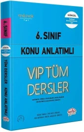 6. Sınıf VİP Tüm Dersler Konu Anlatımlı Editör Yayınları - 1