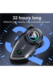 Kask Intercom Bluetooth Kulaklık Y80 Bluetooth Motosiklet Kulaklık 5.3 Motosiklet Kulaklık - 2