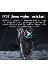 Kask Intercom Bluetooth Kulaklık Y80 Bluetooth Motosiklet Kulaklık 5.3 Motosiklet Kulaklık - 5