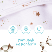 Sevi Bebe İnterlok Bebe Kundak Galaksi - 7
