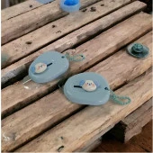 SRTfootcare (1 Adet MAVİ ) Sevimli Emojili Mini Maket Bıçağı - 1