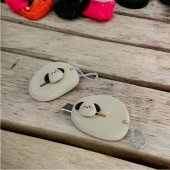 SRTfootcare (1 Adet BEYAZ ) Sevimli Köpek Emojili Mini Maket Bıçağı - 1