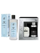 Rebul Black Set Parfüm 100 ml + Deodorant Spray 150 ml + Rebul Ice Kolonya 250ML - 1