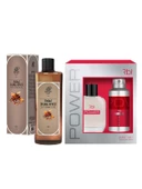 Rebul Power Set Parfüm 100 ml + Deodorant Spray 150 ml + Dark Spice Kolonya 250ML (Cam Şişe) - 1