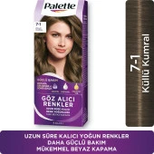 Palette Göz Alıcı Renkler Saç Boyası 7-1 Küllü Kumral thumbnail 1