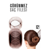 DEPOKON Saç Filesi Görünmez 12 ADET - 1