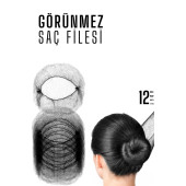DEPOKON Saç Filesi Görünmez 12 ADET - 3