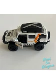 Çek Bırak Metal Beyaz Renk Araba Offroad Jeep Kapılar Açılır Araba thumbnail 4