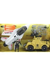 Askeri Uçak Seti ve Tank - Mavi Su Dünyası thumbnail 1